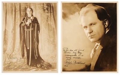 Lot 137 - Music Autographs. A large collection of 60 autographs by opera singers, pianists and conductors