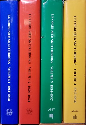 Lot 402 - Le Corbusier. Sketchbooks, preface by André Wogenscky, 4 volumes, 1981-82
