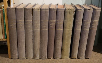 Lot 317 - The Graphic An Illustrated Weekly Paper, 11 volumes, 1915-1918