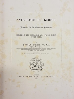 Lot 146 - McPherson (Duncan). Antiquities of Kertch, 1857