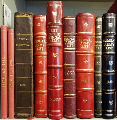 Lot 14 - Bengal Army Lists. The Army List of the Honorable Company's Troops on the Bengal Establishment, 1825