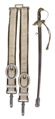 Lot 41 - Letter Opener. WWI Imperial German officer's sword letter opener