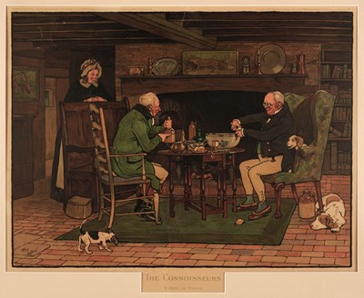 Lot 152 - Aldin (Cecil, 1870 - 1935). The Connoisseurs. A Bowl of Punch, Lawrence & Jellicoe, 1907