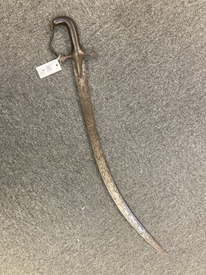 Lot 98 - Shamshir. A 19th century Indian shamshir