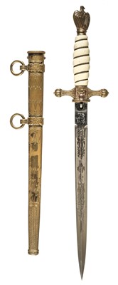 Lot 139 - Third Reich. A WWII Kriegsmarine dirk by Carl Eickhorn, Solingen