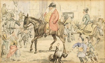 Lot 172 - Leech (John, attributed to). Four watercolours, circa 1854