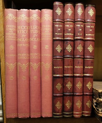 Lot 279 - Macquoid (Percy). A History of English Furniture, 4 volumes, [1904]-38