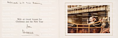 Lot 306 - Charles III (Philip Arthur George, 1948-). Signed Christmas and New Year card, 1979