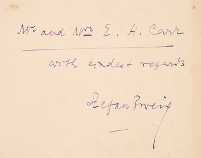 Lot 829 - 1934 Zweig (Stefan). Kaleidoscope, thirteen stories and novelettes, 1st edition, 1934