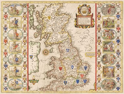 Lot 76 - British Isles. Speed (John), Britain as it was devided in the tyme of the English Saxons..., 1676