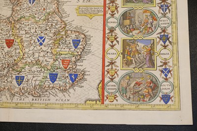 Lot 76 - British Isles. Speed (John), Britain as it was devided in the tyme of the English Saxons..., 1676