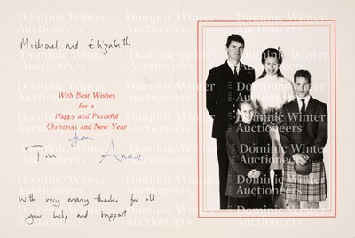 Lot 303 - Anne (1950- ). A collection of 34 Christmas cards, c. 1977-2010