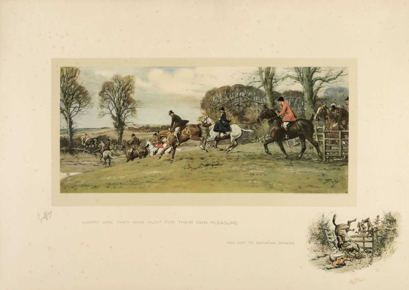Lot 181 - Payne (Charles Johnson, pseud. Snaffles). Happy are they who Hunt for their own Pleasure, 1926