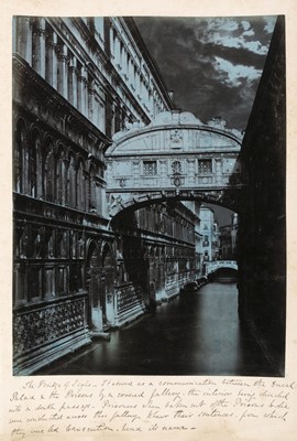 Lot 47 - Italy. An album containing approximately 150 mounted photographs, c. 1870s