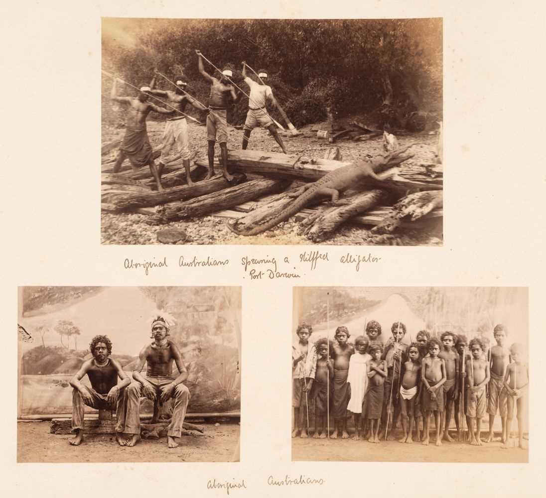 Lot 2 - Australia. An album containing 65 mounted photographs of Australia, early 1890s