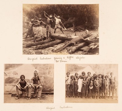 Lot 2 - Australia. An album containing 65 mounted photographs of Australia, early 1890s