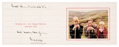 Lot 298 - Charles III (Philip Arthur George, 1948-). A Christmas and New Year card, [1996]