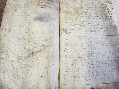 Lot 172 - Manuscript Cookery Book. A  late 17th-century manuscript recipe book