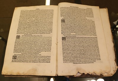 Lot 200 - Ficino (Marsilio). Epistole, 1495