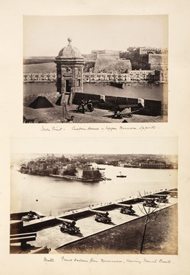 Lot 39 - Europe & Middle East. An album containing approximately 200 mounted photographs, c. 1870s