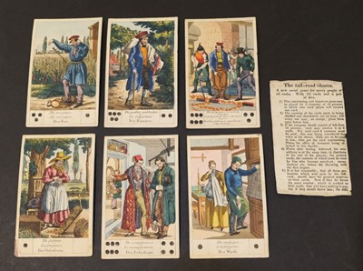 Lot 493 - Card Game. The Rail-Road Shares, circa 1830