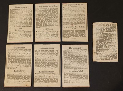 Lot 493 - Card Game. The Rail-Road Shares, circa 1830
