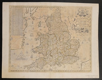 Lot 96 - England & Wales. Saxton (Christopher & Lea Philip), Anglia, The Kingdome of England..., 1693