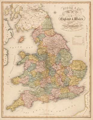Lot 98 - England & Wales. A collection of sixteen maps, 18th & 19th century