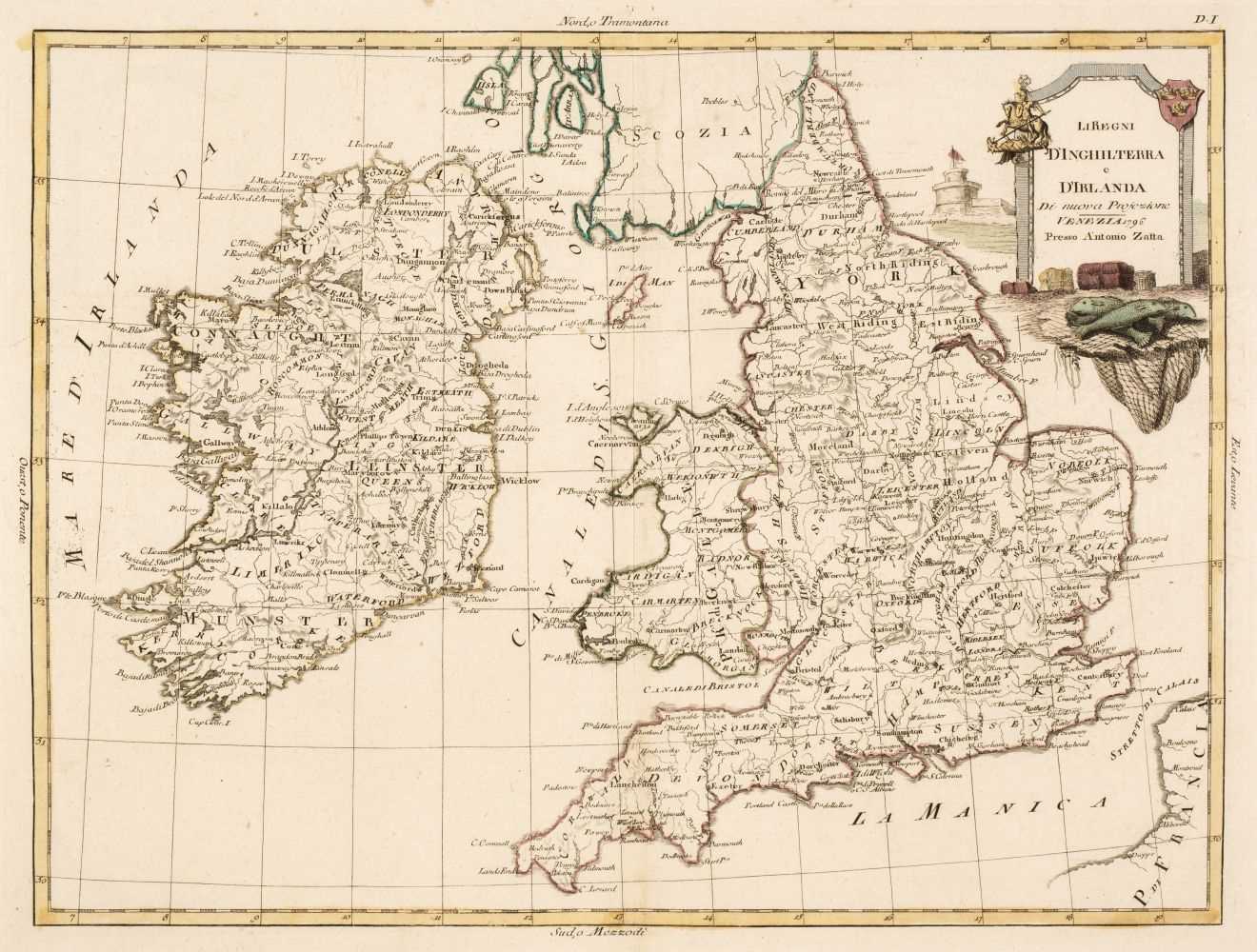 Lot 92 - England & Wales. A collection of twenty maps, mostly 18th century