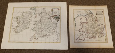 Lot 92 - England & Wales. A collection of twenty maps, mostly 18th century