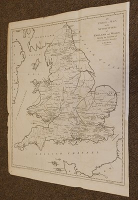 Lot 92 - England & Wales. A collection of twenty maps, mostly 18th century