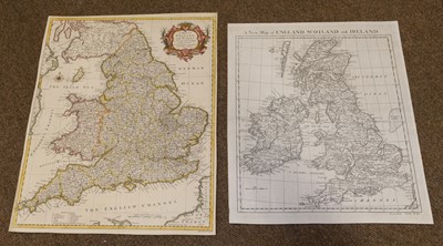 Lot 92 - England & Wales. A collection of twenty maps, mostly 18th century
