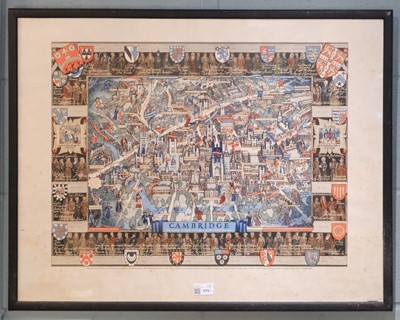 Lot 111 - Lee (Kerry). Cambridge,  " This immense & glorious work...," Pictorial Maps Ltd,  circa 1946