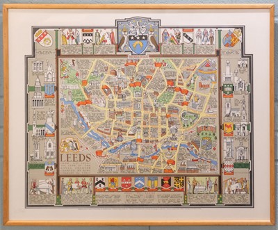 Lot 111 - Lee (Kerry). Cambridge,  " This immense & glorious work...," Pictorial Maps Ltd,  circa 1946