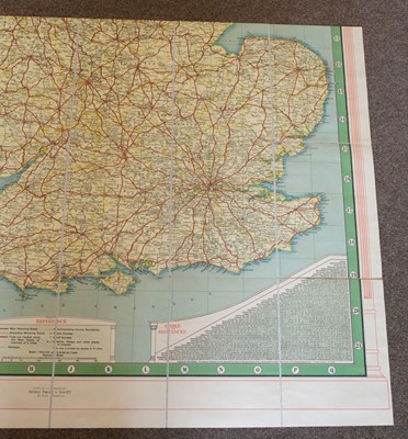 Lot 89 - England & Wales. A collection of 10 folding maps, mostly 19th century