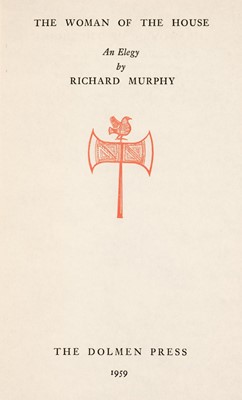 Lot 941 - Murphy (Richard). The Woman of the House, 1st edition, 1959