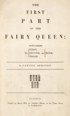Lot 219 - Spenser (Edmond). The Works of the Famous English Poet..., 1679