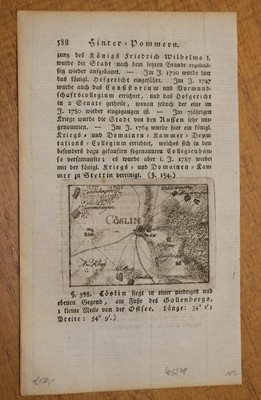 Lot 132 - Poland. A collection of 20 plans of Fortified Towns and Cities, mostly 18th-century