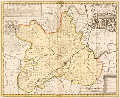 Lot 135 - Poland/Silesia. A collection of seven maps, mostly 17th & 18th century