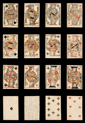 Lot 462 - Belgian playing cards. Provincial variant of the Paris pattern, Belgium?, unknown maker, circa 1810