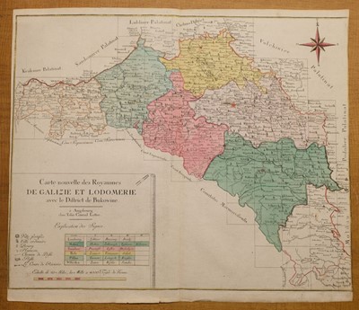 Lot 133 - Poland. A collection of fourteen regional maps, 16th - 18th century