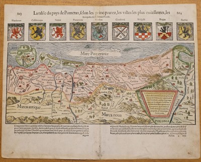 Lot 133 - Poland. A collection of fourteen regional maps, 16th - 18th century