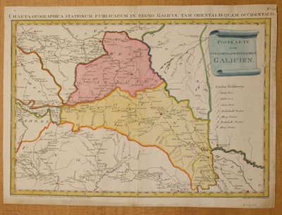 Lot 133 - Poland. A collection of fourteen regional maps, 16th - 18th century