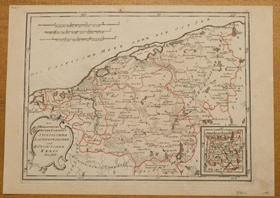 Lot 133 - Poland. A collection of fourteen regional maps, 16th - 18th century