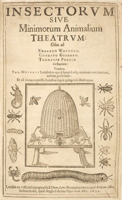 Lot 73 - Moffet (Thomas). Insectorum siue Minimorum animalium theatrum..., 1634