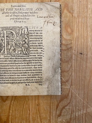 Lot 26 - Baldwin (William, editor). The Myrrour for Magistrates..., 1563
