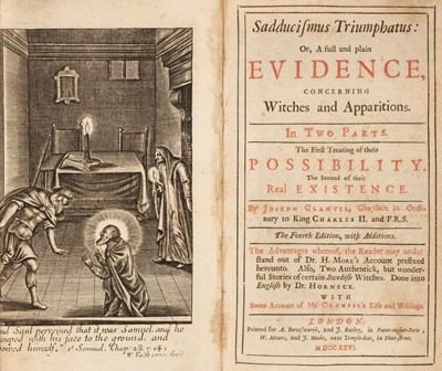 Lot 121 - Glanvill (Joseph). Sadducismus Triumphatus..., 1726