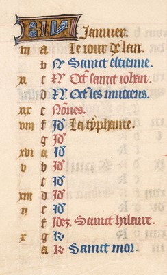 Lot 10 - Book of Hours. Use of Rouen, in Latin, [Northern France: Rouen, c. 1450]