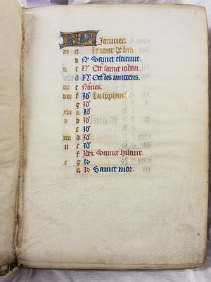Lot 10 - Book of Hours. Use of Rouen, in Latin, [Northern France: Rouen, c. 1450]