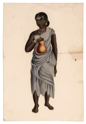 Lot 26 - Mica Paintings. An Album containing 85 paintings, circa 1850